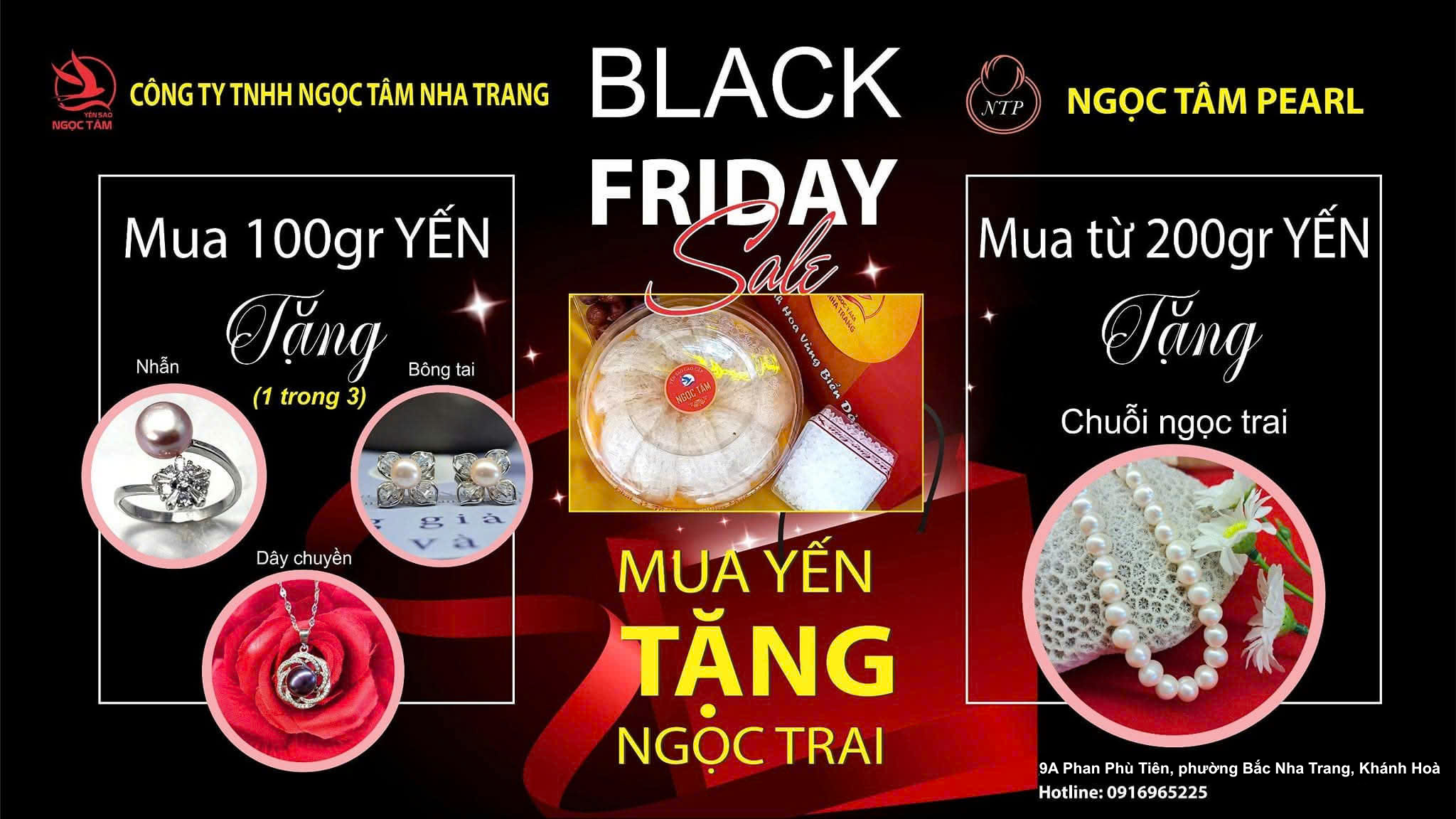 Black Friday 2025: Mua Yến Sào – Tặng Ngọc Trai | Ưu Đãi Sức Khỏe & Trang Sức Đẳng Cấp